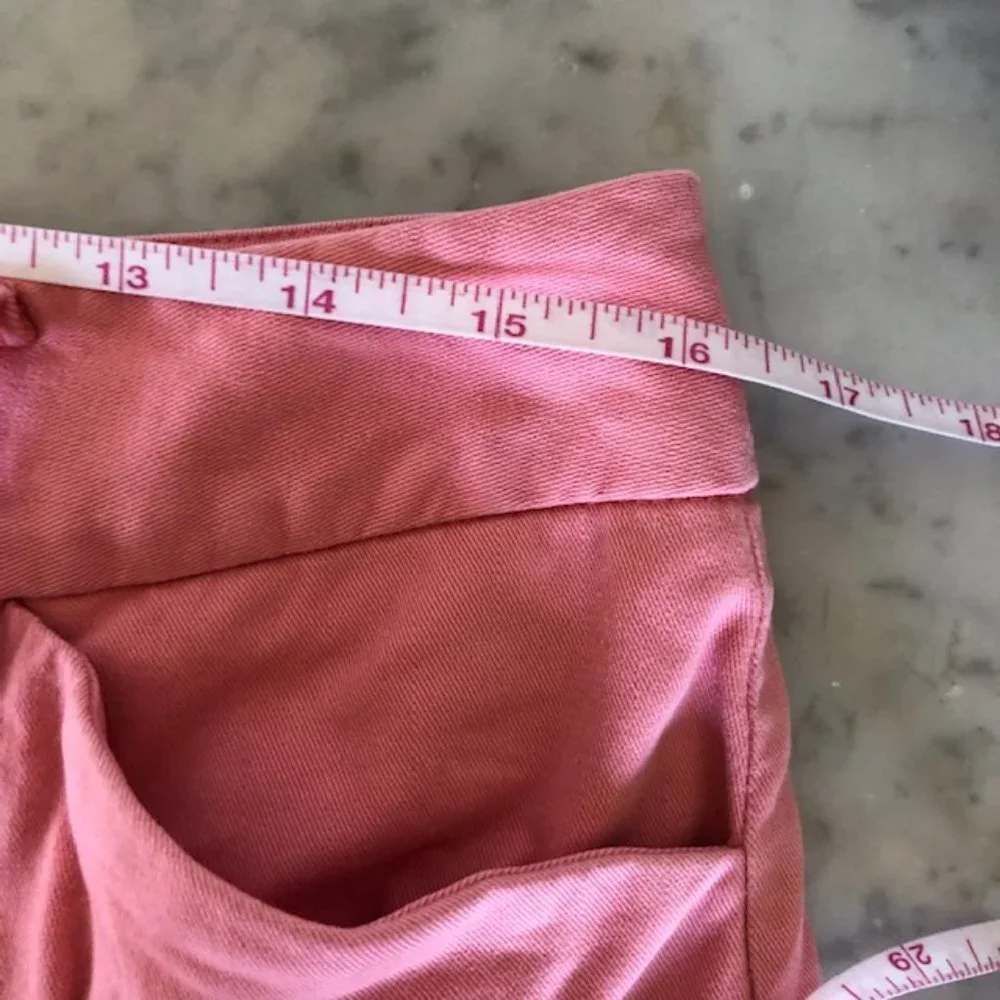 TALBOTS Stretch Pink Cotton Chino Ankle Pants 12 - Picture 13 of 16